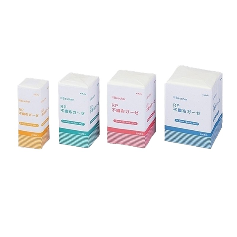 As One RP100-2P Vescare RP Non-Woven Gauze, 3.9 x 3.9