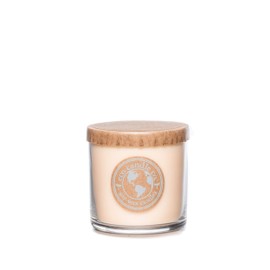 Eco Candle Co. Recycled Candle, Beach House, 6 oz. - Scents of Melons & Ocean Air - 100% Soy Wax, No Lead, Kraft Paper Label & Lid, Hand Poured, Phthalate Free, Made from Midwest Grown Soybeans