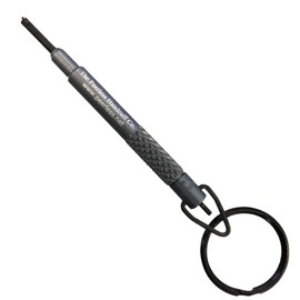 Oversize Handcuff Key - w/Key Ring - Nickel