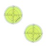 Pack of 2 Round Leveling Levels with Scale, 60 mm