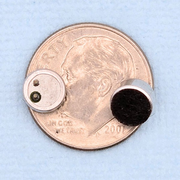 Hosiden 2pcs Hosiden Tiny Spy Electret Condenser Microphone (6mm x