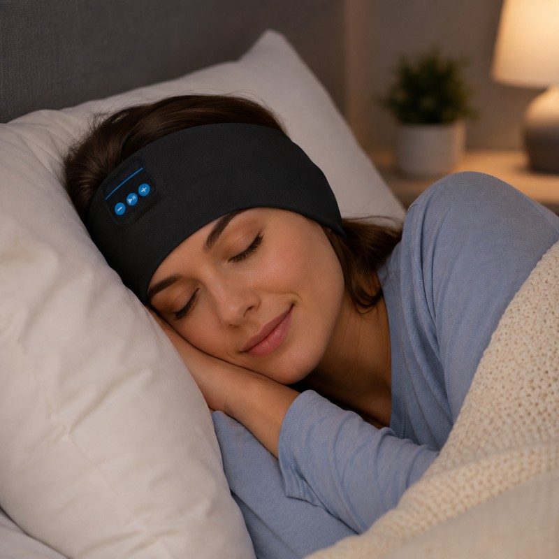 Bluetooth Headband Headphones for Sleeping & Sports – Wireless Music