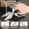 GAIFONGRE Heavy Duty Kitchen Scissors, Sharp Multifunctional Shears for Food