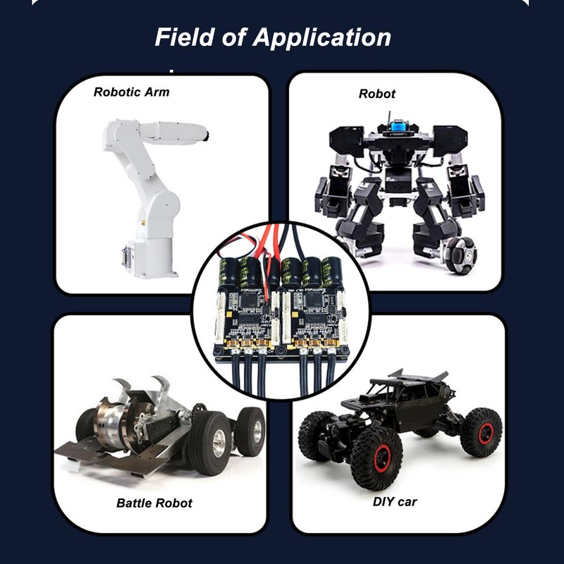 Electric Speed Controller Dual Drive Multi Control Mode Robot Electric