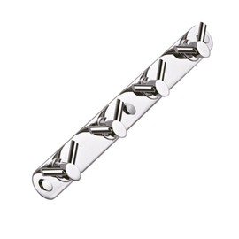 Bathroom Accessories Double Towel Hook 8 Compartment 355X28 mm BA151