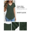 Florboom Women's T-shirt, long-sleeved/short-sleeved V-neck top, summer basic shirt, Millc