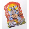 Goddess Kali Standing on Lord Shiva Hindu God Sticker (Size