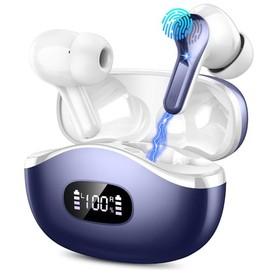 Hupoaf Wireless Earbud Bluetooth Headphones, Noise Canceling Mic, IP7 Waterproof