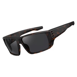 STGATN Polarised Sports Sunglasses for Men - Ultra Lightweight TR90 Frame, Oversized Wrap Around Sun Glasses UV Protection, Ideal for Driving, Cycling, Running, Hiking, and Outdoors S16103