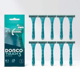 Dorco Touch 3 Razor 1P 10-pack / 터치3면도기1P 10개입