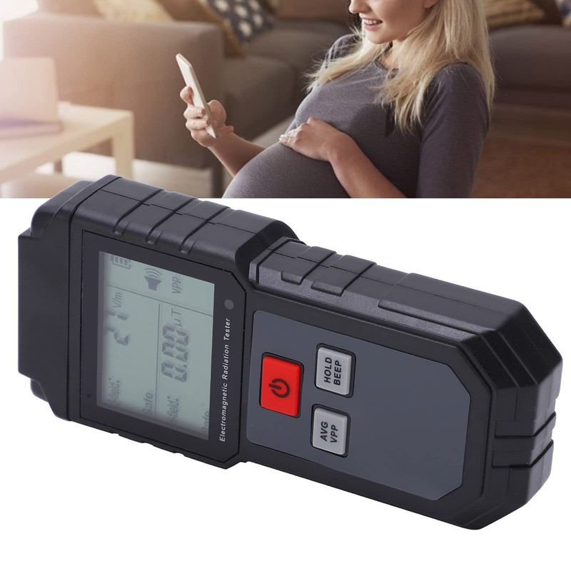 EMF Meter, 5Hz-3500MHz EMF Detector, Digital Radiation Detector for Electromagnetic