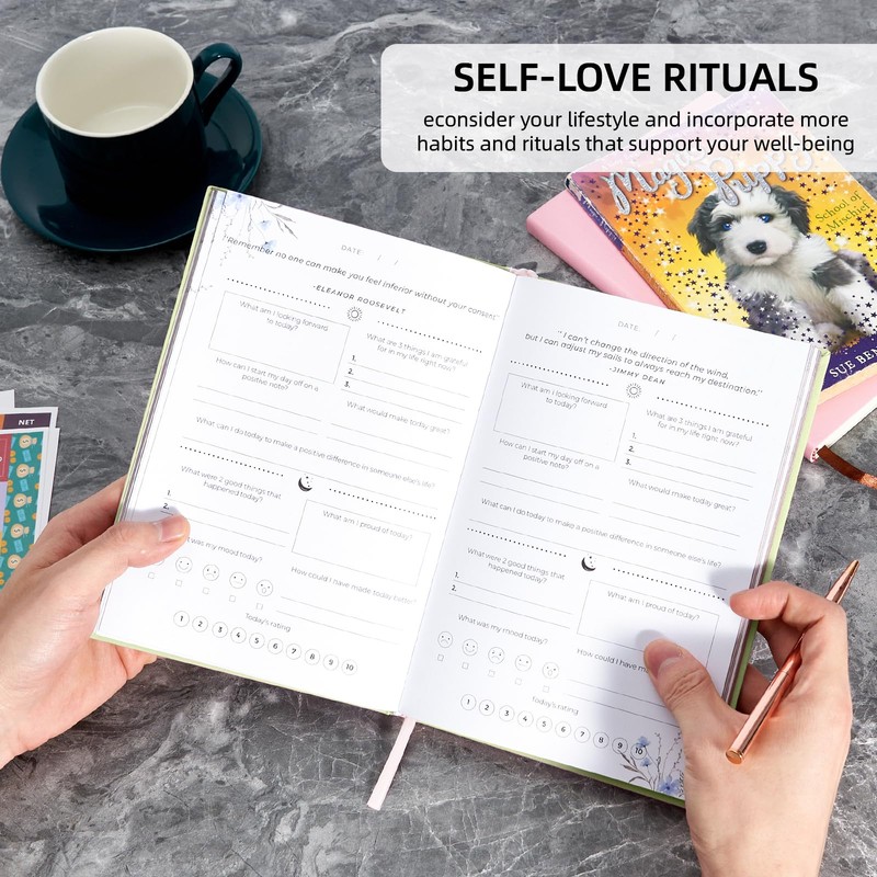Self Care Journal, A5 Self-love Daily Journal Guided Self Discovery