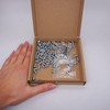 SKIR'CO (Pack of 100) Zinc Plated Euro Screws 5.8 x