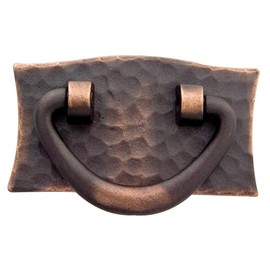 Stickley Dark Copper 3-1/4" W x 1-13/16" H, V-Drawer Pull