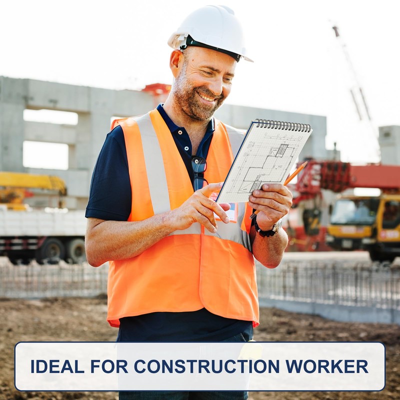 Engrowtic 6 Pack Graph Paper Spiral Notepad A5 Top Wirebound