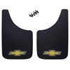 Plasticolor Chevy Gold Bowtie Easy Fit Mud Guard - Set