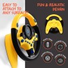 BETTERLINE Toy Wheel for Kids Driving Simulation with Lights and