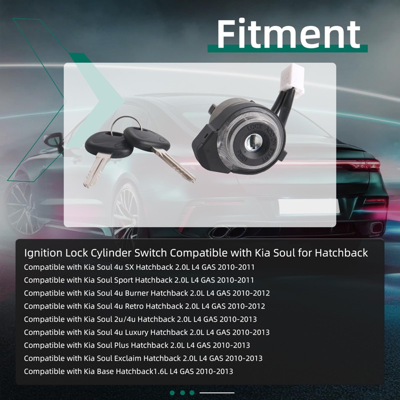 Riyhch 81900-2KA30 Ignition Lock Cylinder Switch Compatible with Kia Soul