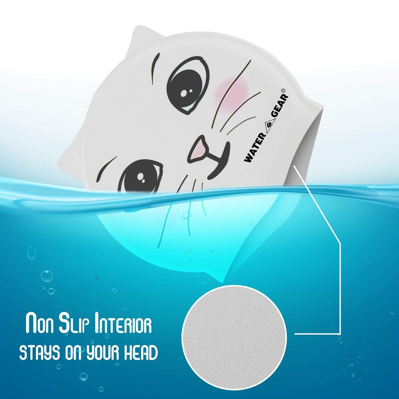 Water Gear Critter Cap - Extremely Durable Swimming Cap for
