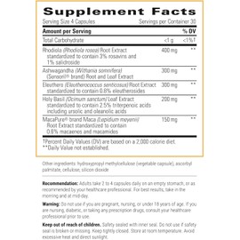 Integrative Therapeutics HPA Adapt - Supports Healthy Stress Response* - with Ashwagandha, Maca, Holy Basil & Rhodiola - Gluten Free - Soy Free - 120 Vegan Capsules - 2 Pack