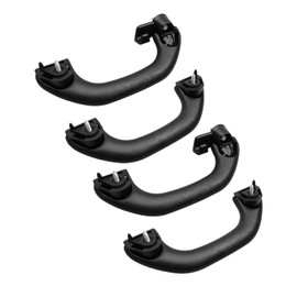 Vaticas Interior Roof Grab Handle Fit for Golf Jetta Polo mk4 Replace 6N0857607K 6N0857607L Black 4PCS