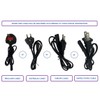 AC/DC Wall Camera Charger for BN-V408U, BN-V408US, BN-V416, BN-V416U, BN-V416US,