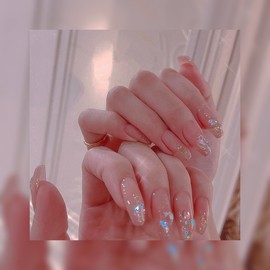 tip-tipnail tip - (Basic) Almond Egg / tip-tipnail tip - (기본) 아몬드에그
