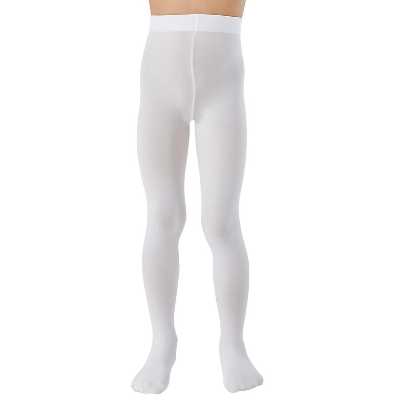 reshmena® 1 Girls Cotton Tights Kids Uniform School Tights Plain