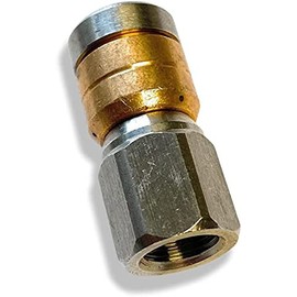 Pipe Cleaning Nozzle Rotating for Kärcher Kränzle WAP Alto 1/8 Inch Female Thread Max. 250 Bar / Very Strong Cleaning Effect Various Sizes (035)