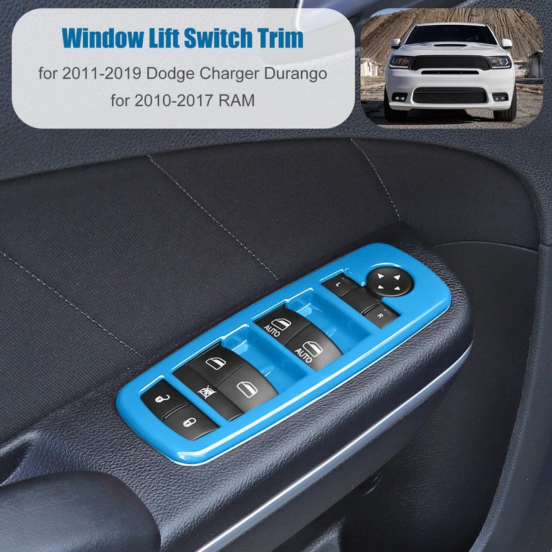 Voodonala Window Lift Switch Trim for 2011-2025 Dodge Charger Durango,