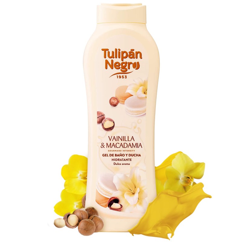 TULIPA?N NEGRO Vanilla Gel Macadamia Tulipan Black 600 120ml