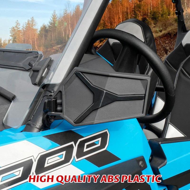 SAUTVS Adjustable Rearview Side Mirrors for Polaris RZR XP 1000