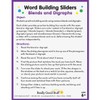 Word Building Sliders: Blends and Digraphs - 27 Sliders