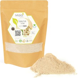 Psyllium Husk en Polvo 100% Natural (250g) Fibra Soluble de Alta Pureza Apoyo Digestivo y Saciedad Sin Gluten Maia Orgánicos