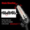BULUNOW Mini Chainsaw Tool Kit - 12PCS Complete Accessorries including