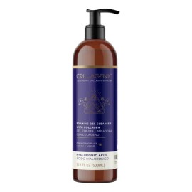 Gel Limpiador Facial 500 ml Ácido Hialurónico + Colágeno Todo Tipo de Piel