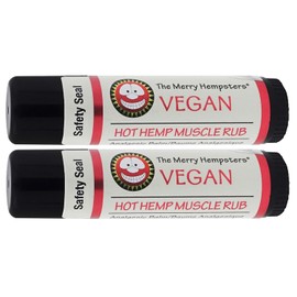 Merry Hempsters Vegan Hot Hemp Muscle Rub Single (2-Pack)