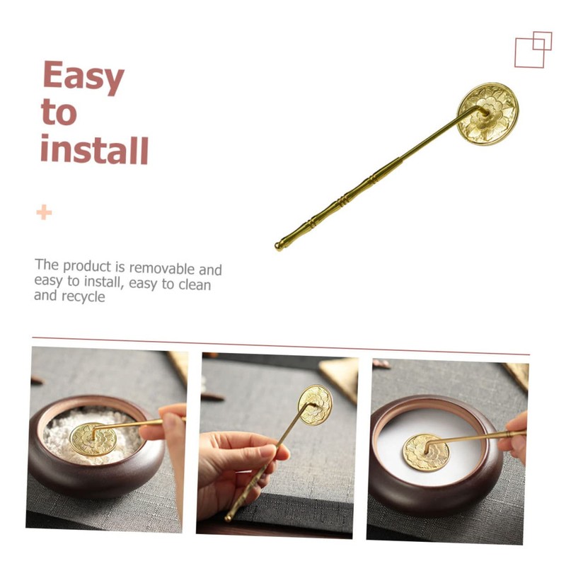 Mobestech Incense Powder Presser Mold Tool for Aromatherapy Long Handle