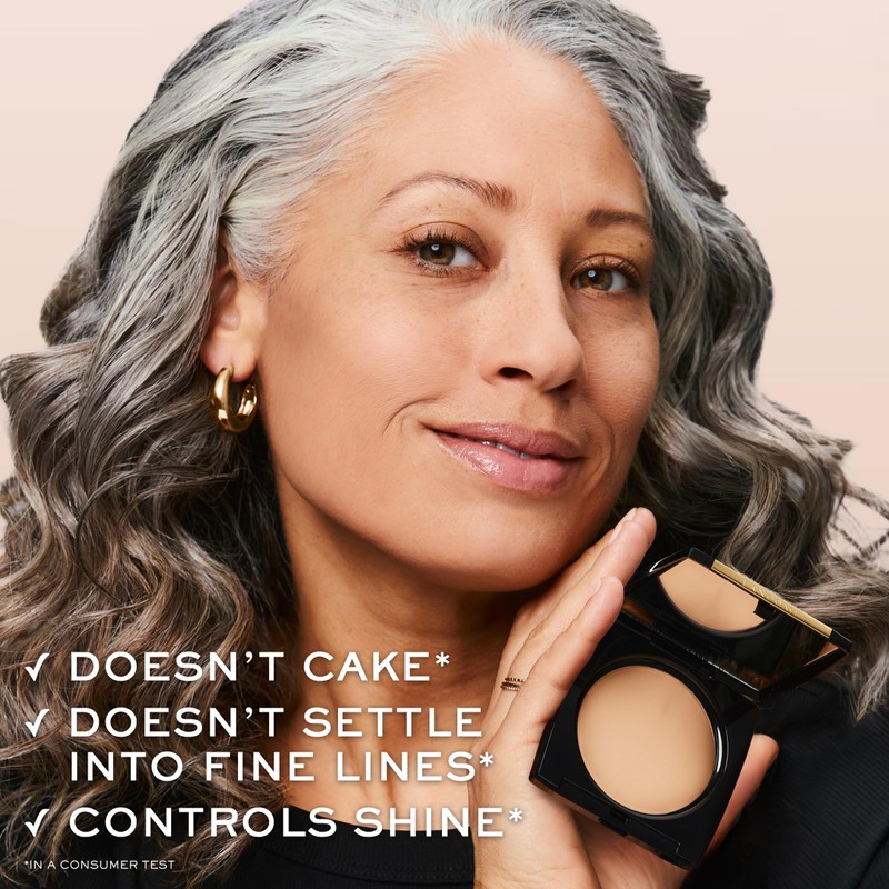 Lancôme Dual Finish Powder Foundation - Natural Finish, Sheer-to-Full Coverage,