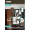 4smile Door Hooks for Hanging, Set of 6 - White