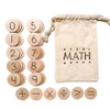 Wood Math Educational Game - Hands on Math Manipulatives -