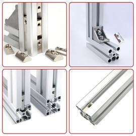 24 Pcs Roll In Spring M6 T Nut Metal Profile 6mm Slot Nuts, Roll In Spring M6 T Nut, Roll In Spring Ball Loaded Elastic Nut For 30 Series 3030 3060 Aluminium Profile Extrusion Slot (30 Series M6)