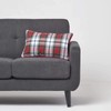 HOMESCAPES - 100% Cotton - MacDuff Tartan Check - Cushion
