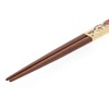 Chopsticks, Dishwasher-safe, Shell Craft, Abalone, Shell Flower Maru, Wooden (Natural