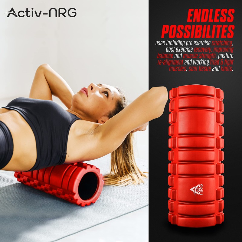 ActivNRG Fitness Foam Roller for Deep Tissue Muscle Massage Trigger
