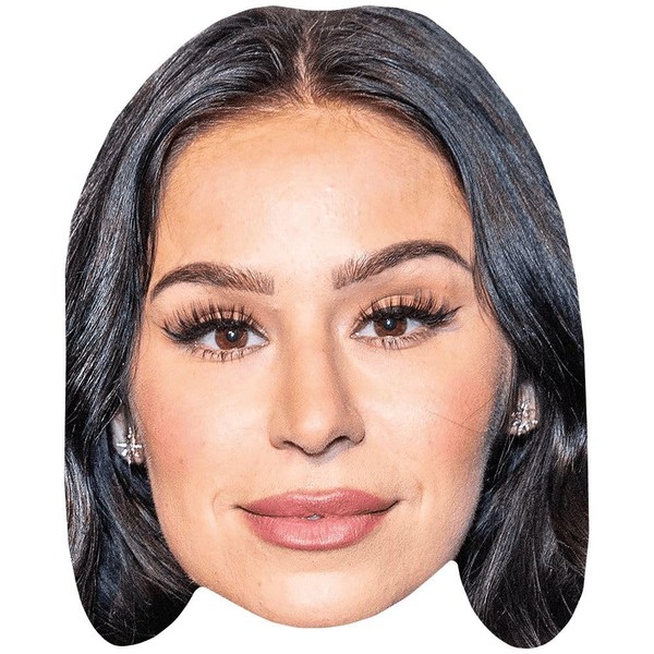 Samantha Pauly (Make Up) Celebrity Mask, Flat Card Face, Fancy