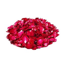DoraMagic Dried Red Rose Petals 1.75oz/50g, Real Natural Dried Rose Petals for Bath, Soap Making, Candle Making, Wedding, Confetti, DIY Crafts, Non Edible (Red)