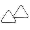 2 Piezas Triangulo Billar Estante de Billar Triángulo Bola Rack,Posicionador