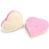 Esponja Exfoliante Fushay Luffalu Pro Pink Hearts Celulosa y Loofah