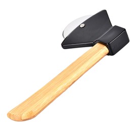 Stainless Steel Pizza Cutter Pizza Roller Funny Pizza Wheel Axe Pizza Cutter Steel Pizza Wheel Dishwasher Safe Pizza Cutter Stainless Steel Wooden Handle Pizza Roller High Quality Pizza Waffles